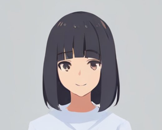 立花ゆきの顔。黒髪のセミロングで、やわらかい表情